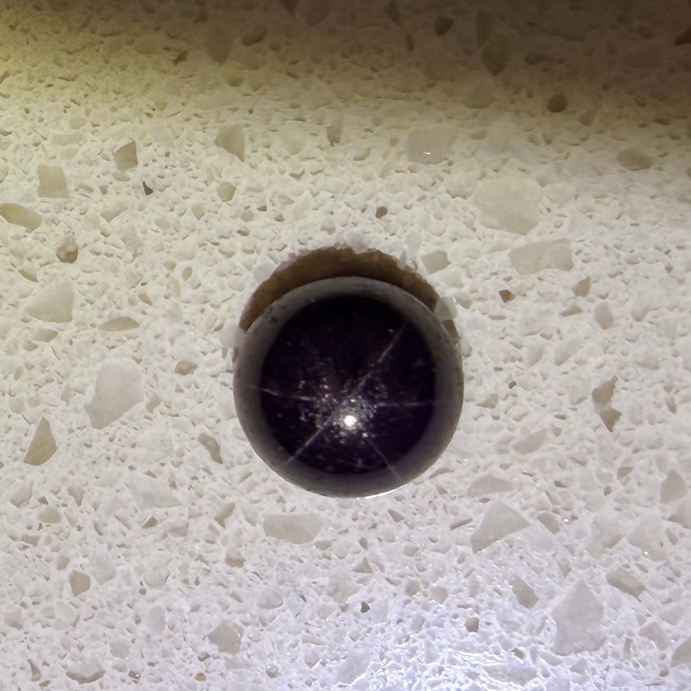Star Ruby, natural stone